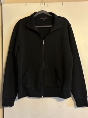 Michael Kors Men’s Black Zip-Up Jacket